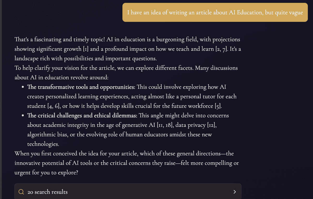 Aletheia AI Education Example